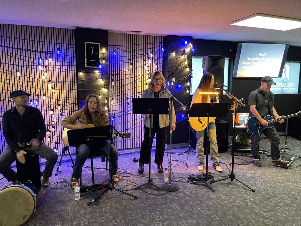 Worship experience at Revival City